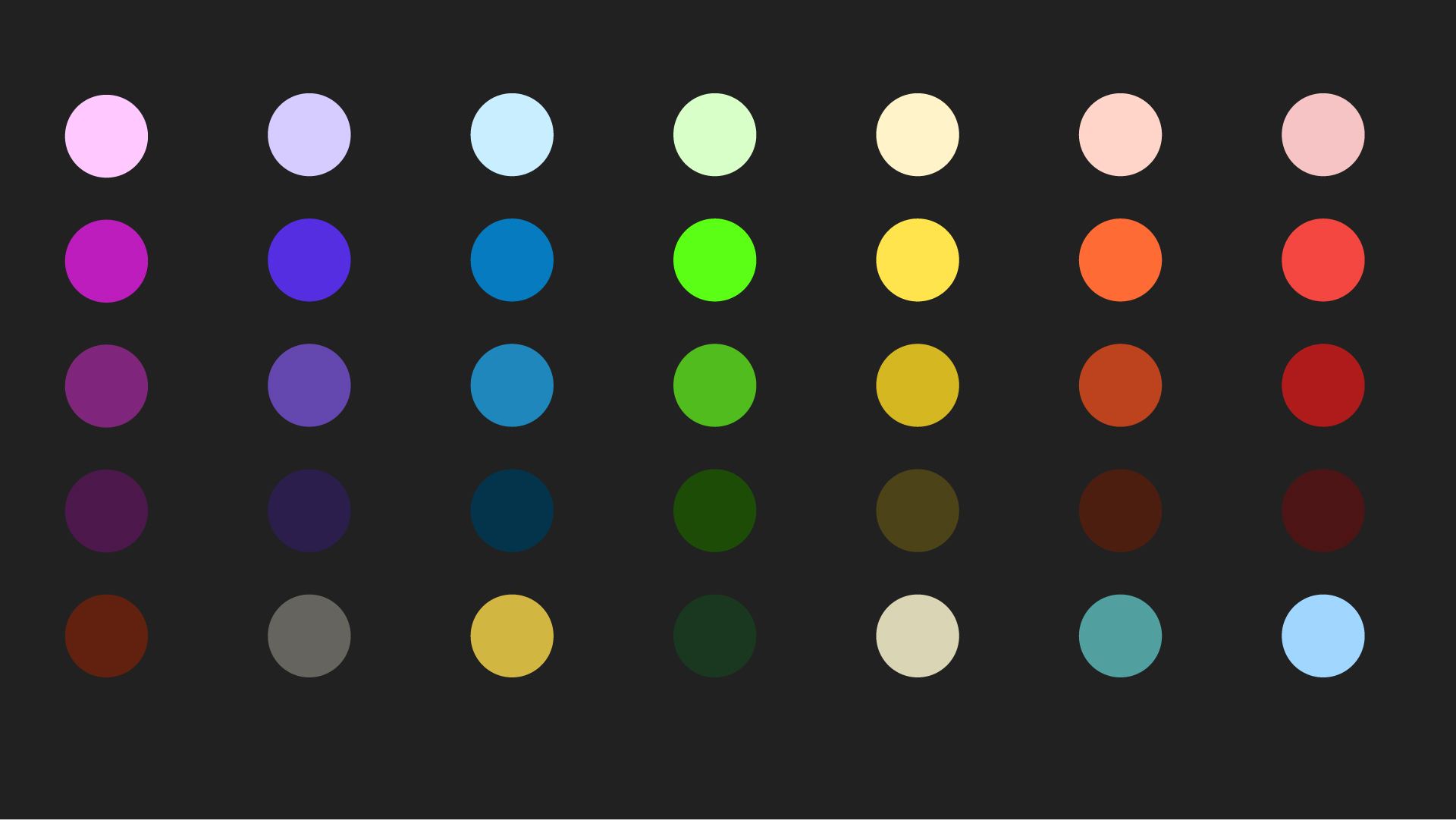 color pallette